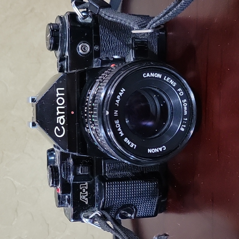 Vintage Cannon A-1 Japan 50MM lense camera